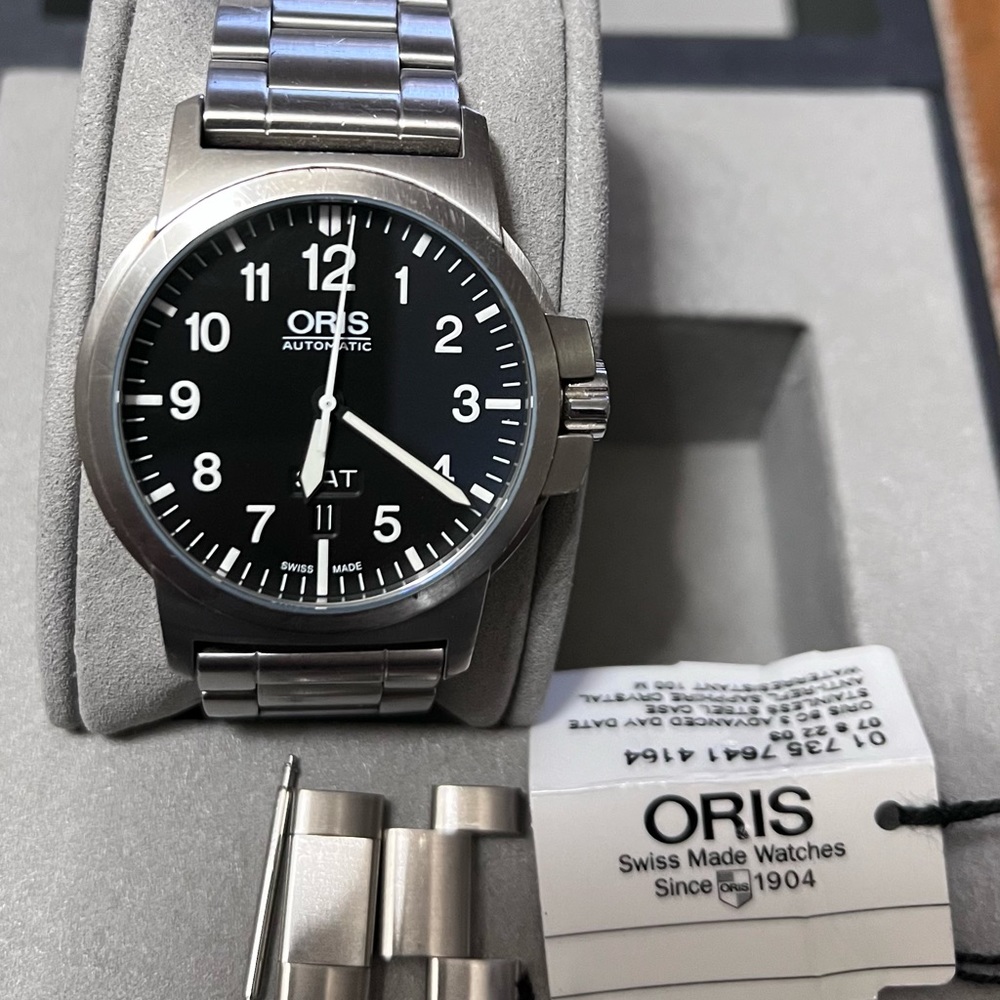 Oris Automatic Day Date Watch Stainless steel